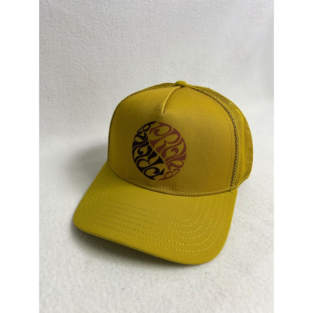 Gorpcore Prana Unisex OS Golden Leaf Roads Ahead Trucker Hat